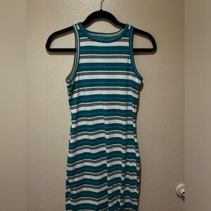 Fitted striped dress